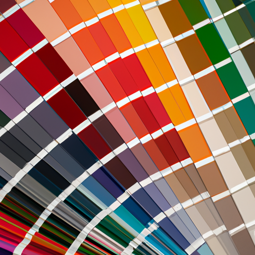 תמונה המציגה דוגמיות צבע בגימורים שונים כדי להדגים את המגוון